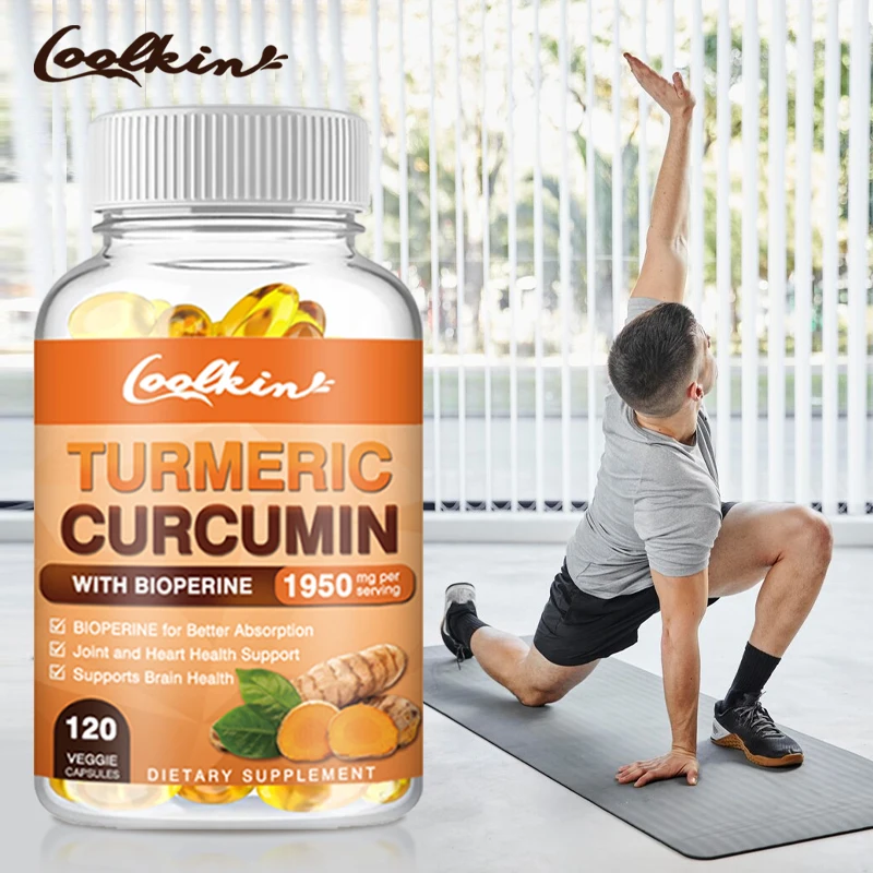 

Curcumin and Piperine Supplement - Contains Curcumin and Black Pepper Extract for Joint and Bone Pain Relief Capsules