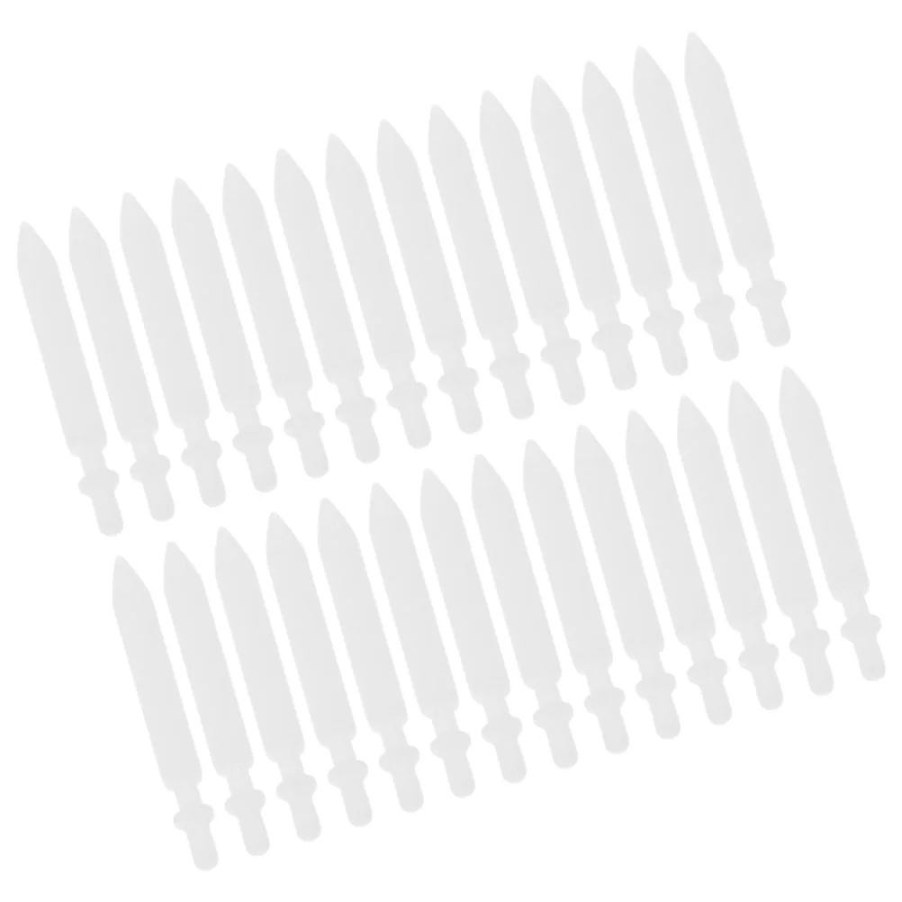 

50 Pcs Paint Pens Oil Tip 07mm Points Marker Portable Refillable Painting Nibs Marking White for Markers Student