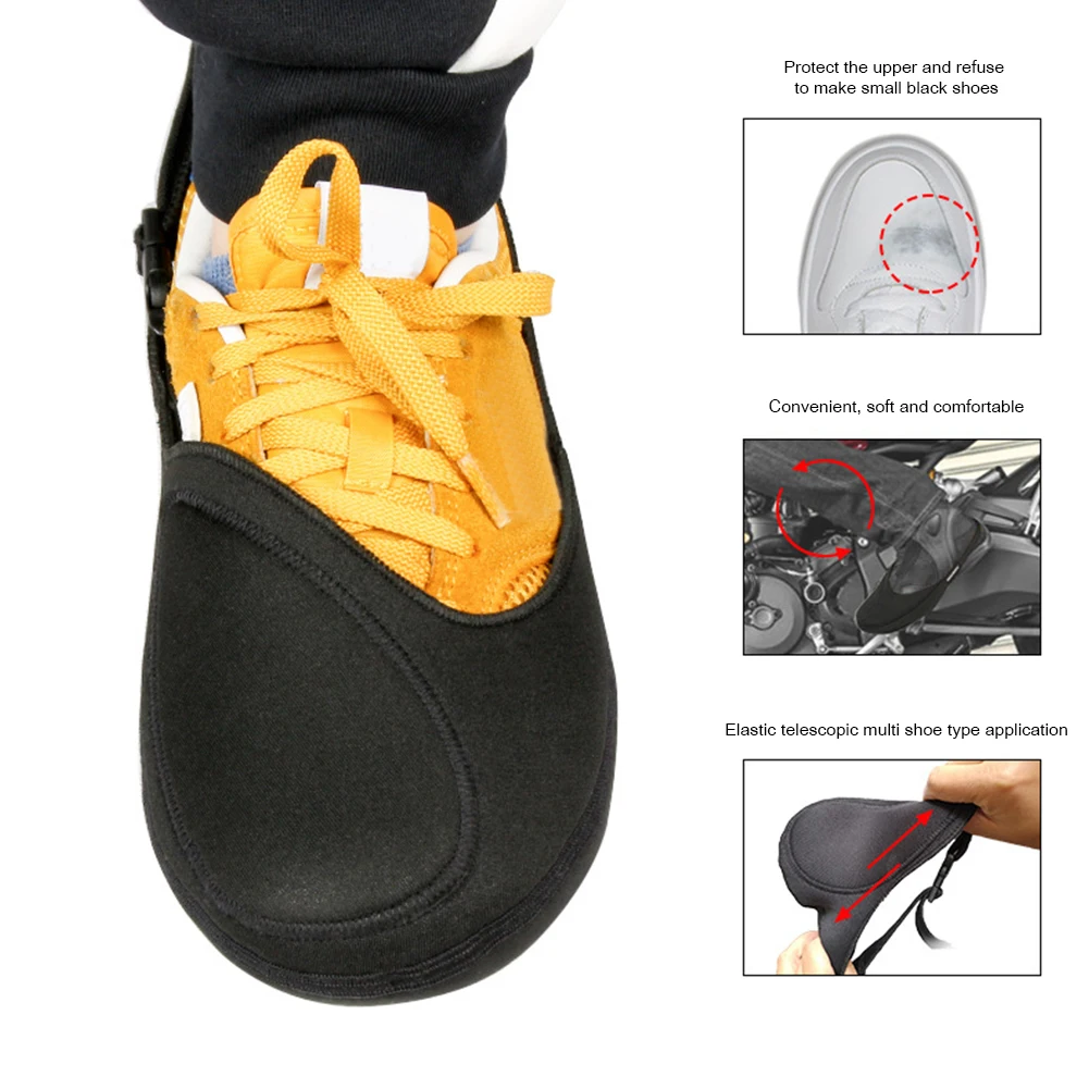 Motorcycle Gear Shift Shoes Cover Dustproof Anti-Slip Boot Protector Shifter Guard for Boots