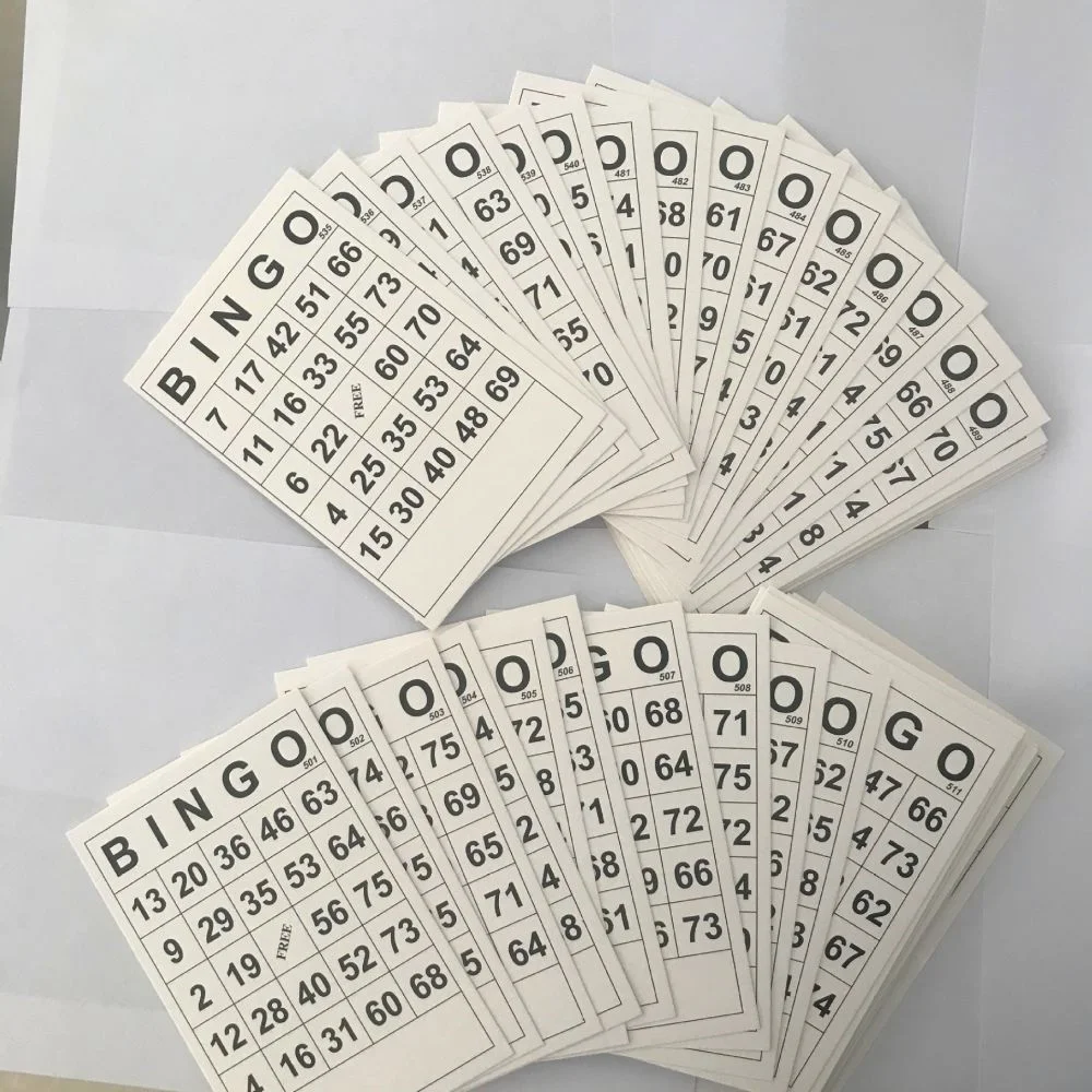 60 Non-repetitive Bingo Cards BINGO Cards Digital Children's Entertainment Games Digital Children's Entertainment Games