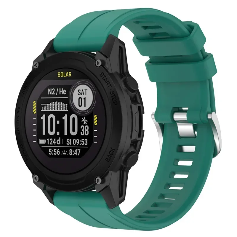 Silicone Sport Wristband Bracelet - 22mm Watch Strap