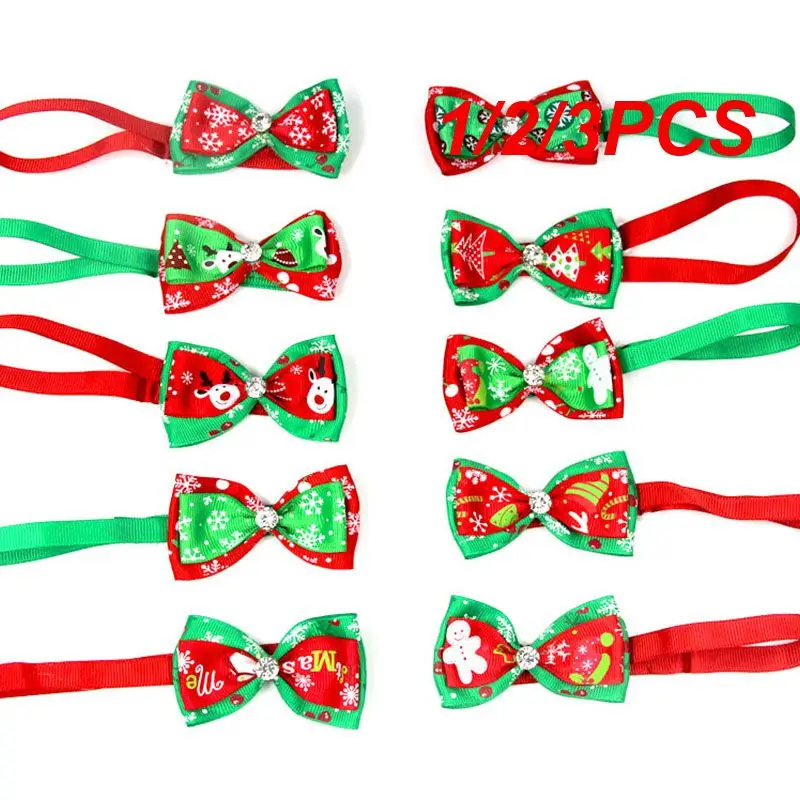 

1/2/3PCS Reflective Comfortable To Wear Plastic Buckle Glitter Pet Supplies Pet Tie Collar Strap Hand Woven Ribbon