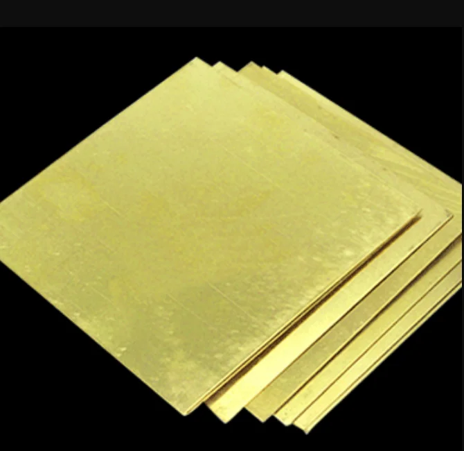 brass sheet plate 1pcs Thickness 0.1/0.5/0.8/1/2/3/4/5/6/8mm Brass Plate Customized Size Frame Model Mould DIY Contruction Brass Pad