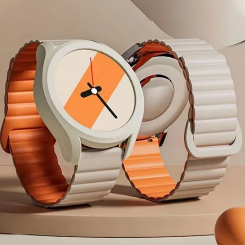 

Силиконовая Магнитная Петля для Samsung Galaxy watch 6 5 pro 4 Classic active 2, ремешок для браслета huawei GT 2-2e 3-4 20 мм 22 мм