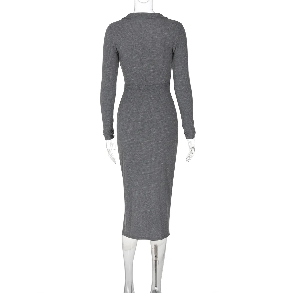 High Waist Lace-Up V-Neck Maxi Dress For Women Patchwork Fashion Drawstring Elegant Bandage Dress Y2k Sexy Long Dress