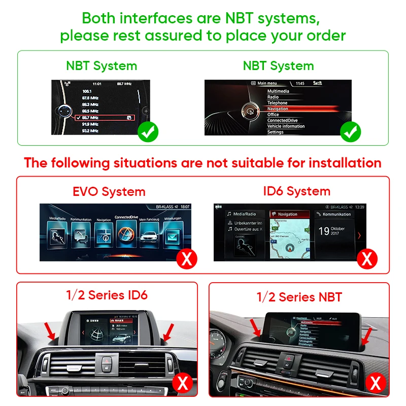 Radio para coche AINAVI para BMW Serie 3 F30 Android Auto F31 F34 F35 Carplay inalámbrico Serie 4 F32 F33 F36 Multimedia para coche F20 F21 F22 F23 Serie 1 Serie 2 Pantalla táctil IPS ultraancha Full HD 2400*900 3