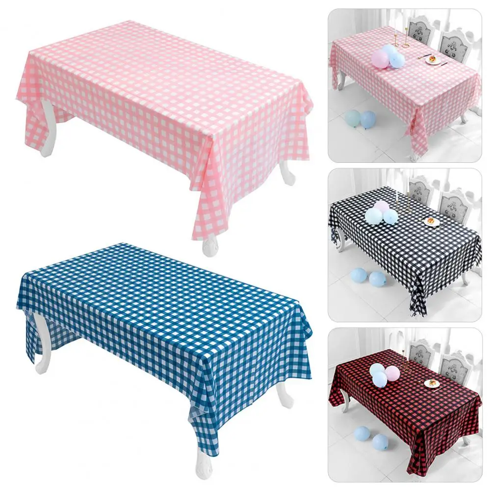 

Disposable Tablecloths Peva Material Tablecloth Waterproof Disposable Tablecloth Set for Picnics Bbqs Parties for Outdoor