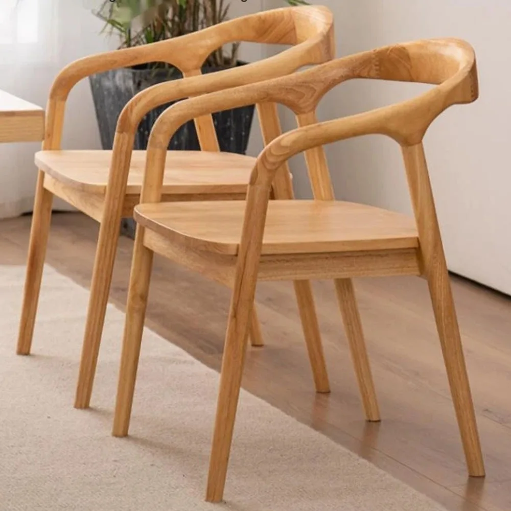 OutdoorWoodenChairWeddingOfficeWaitingModernKitchenChairBedroomMinimalistSillasPara