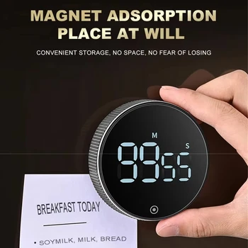 Youpin  Magnetic Digital Timers Manual Countdown Kitchen Timer Countdown Clock Mechanical Counter for Cooking Shower Study 3