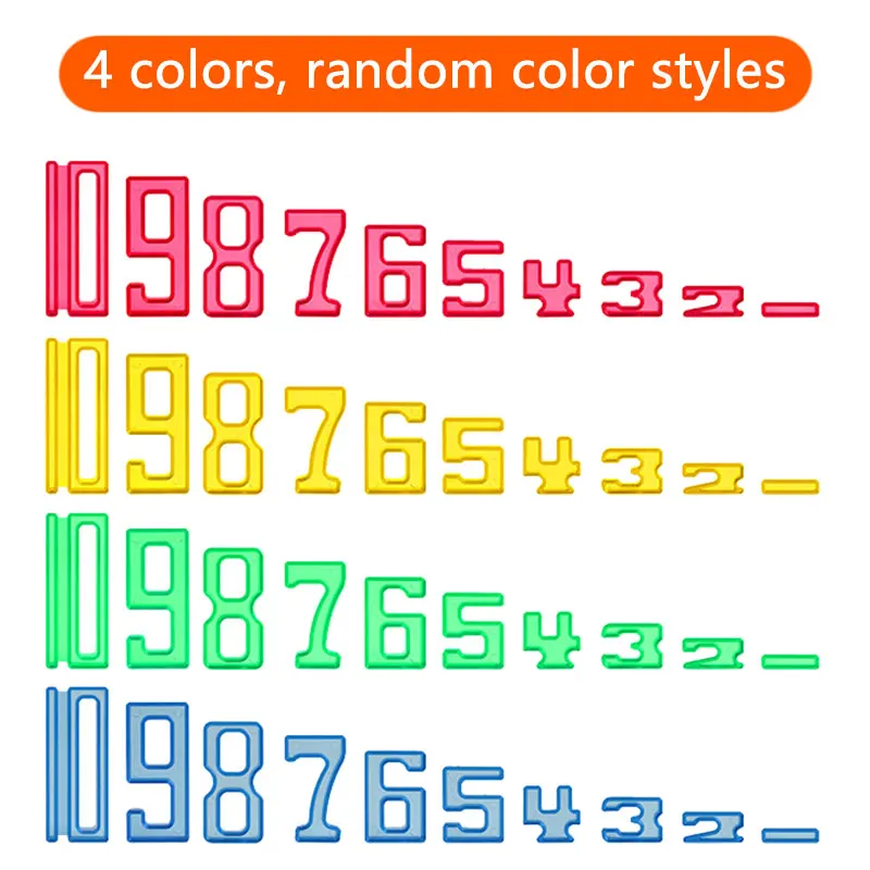 Children Transparent Digital Math Toys Montessori Logical Thinking Number Game Arithmetic Operation Learning Educational Toys educational toys math toys