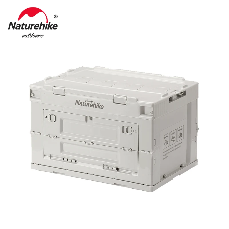 Naturehike Storage Box Outdoor Camping Folding Box with Table Board Camping Gear Box Table Dual Purpose 1