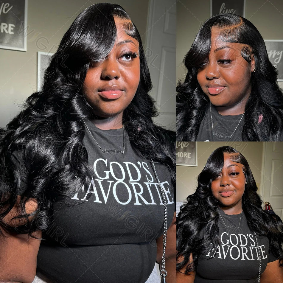 Human Hair Wigs 30 32 inch Body Wave Lace Front for Women