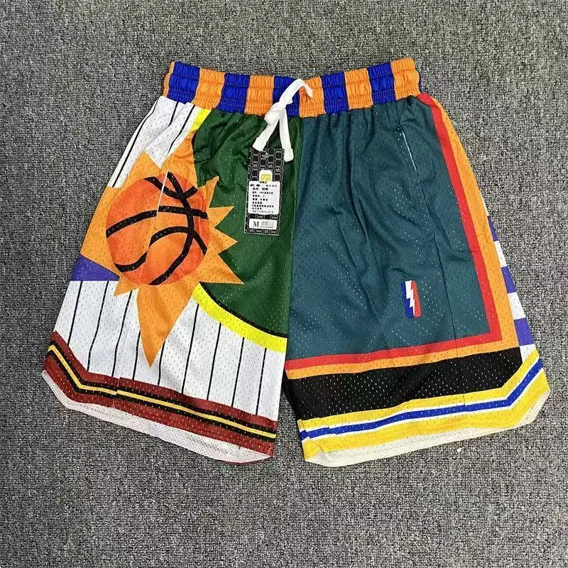Summer Hot-selling Trendy Brand Suns Basketball Mesh Shorts Shorts Fashion Fast-drying Adult Children Sports Beach Leisure