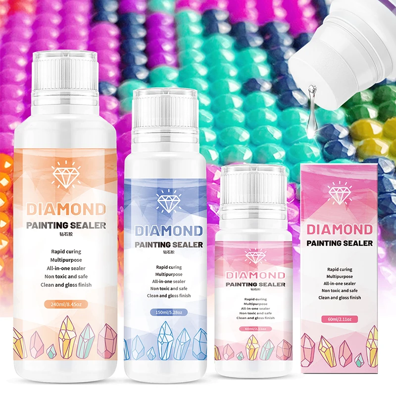 Diamond Painting Sealer Glue Multipurpose Hold Shine Effect