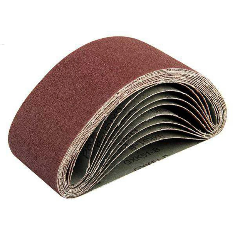 

4 X 24 Inch Sanding Belts 40 Grit Aluminum Oxide Sanding Belt Premium Sandpaper For Portable Belt Sander - 10 Pack