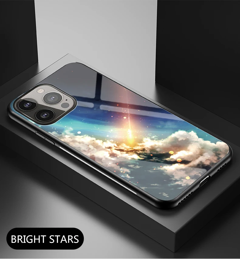 Cover telefono specchio in vetro temperato per iphone 12 pro max_voghion.com
