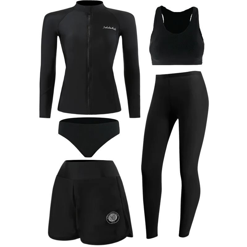 Rash guard Surfing swimsuit Korean Couple Diving Suit Women Men's Split Surfing Swimwear Conservative Long Sleeved Pants