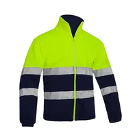 Hi Vis Reflective Fleece Work Hoodie