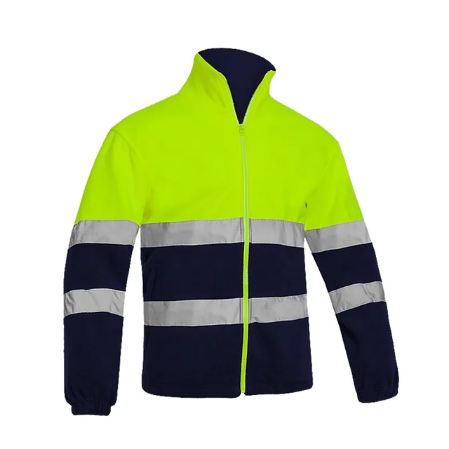 Hi Vis Reflective Fleece Work Hoodie