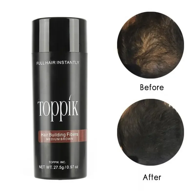 Hair building fibers 27.5g 9 Color Hair Fibers Keratin Regrowth Powder Spray Hair Building Fiber Poudre Instant Regrowth Powders Loss Conceale