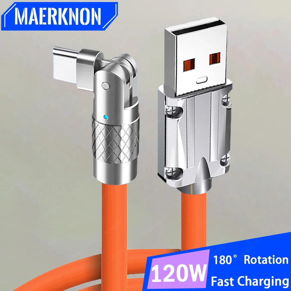 

Кабель USB Type-C, вращающийся на 120 °, 180 вт