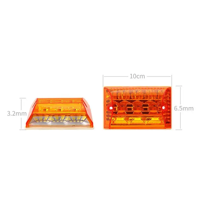 A95G 내구성 있는 8개 LED 사이드 마커 및 표시등, 트럭, 트레일러, 카라반용 테일 라이트, 방수 디자인