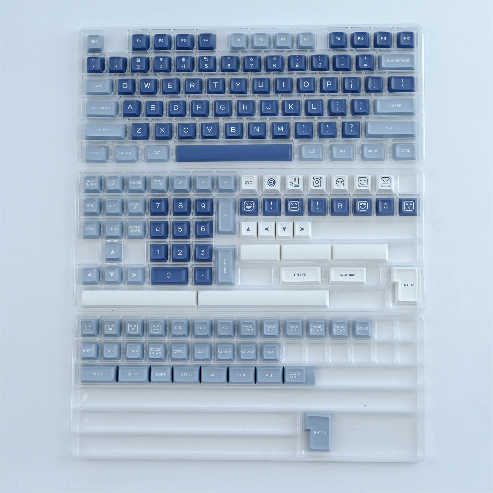 1セットqx gmk-fish yuのキーキャップ,ダブルショット,pbt,キーボード 