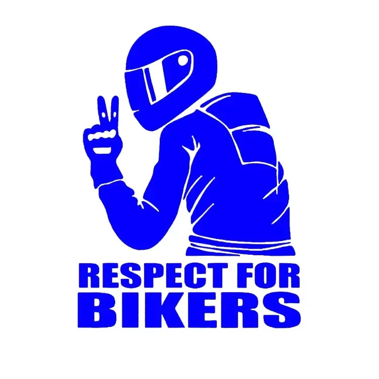 Autocolante Respect Biker vista 10