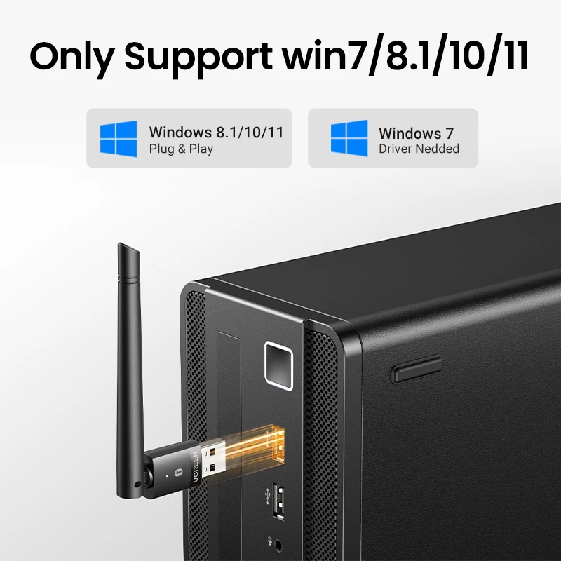 UGREEN USB Bluetooth 5.3 5.4 Adapter 120M Dongle for PC Wireless Mouse Keyboard Music Audio Receiver Transmitter Bluetooth — view 4