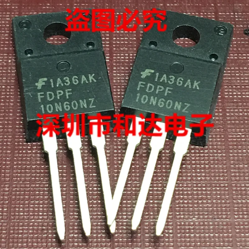 

5PCS-10PCS FDPF10N60NZ TO-220F ORIGINAL STOCK NEW