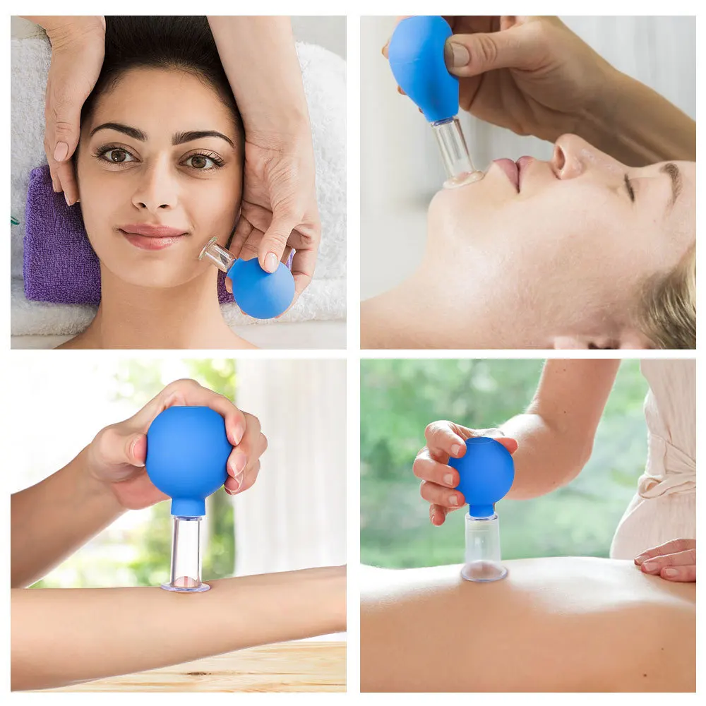 

Massage Body Cups Vacuum Cupping Cups Set Beauty Face Skin Lifting PVC Cupping Cup Chinese Cupping Therapy Massager Health Care