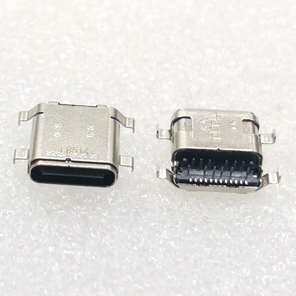 Asus Chromebook C204MA USB C USB3.1 Type-C USB 충전 소켓 포트 플러그 DC 전원 잭 커넥터용 USB 유형 C 커넥터