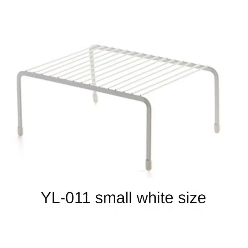 1/2PCS Storage Rack Wrought Iron Hollow Drain Shelf Single Layer Bedroom Bathroom Kitchen Storage Holder Home Accessories 6