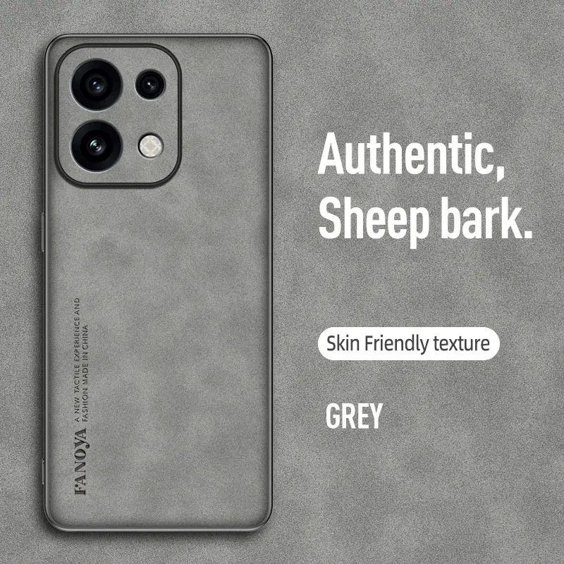 Luxurious Sheepskin-Feel PU Leather Phone Case - Premium Protective Cover