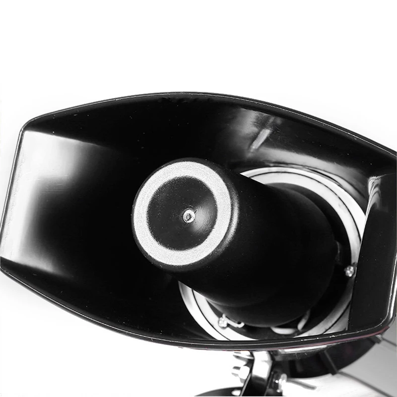 Speakers 110DB Car Horn Police Siren Air Horn Megaphone Car Alarm Emergency Motorcycle 12V 60W Multi-tone & Claxon Horns