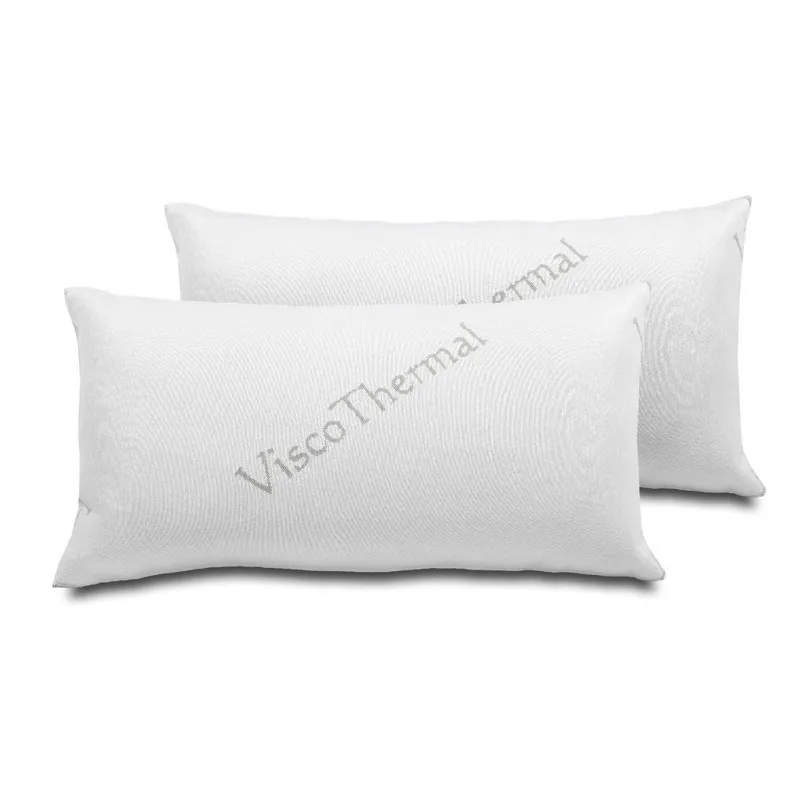 Pack 2 Almohadas Visco Thermal 70cm // Pack 2 almohadas VISCOCOPOS CARBONO Anti Estrés 70cm