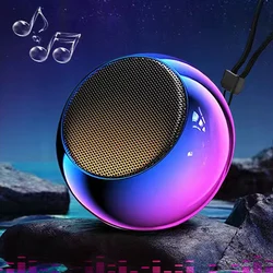 Portable HiFi Bluetooth Speaker with Mic - Wireless Sound Box (Colorful)