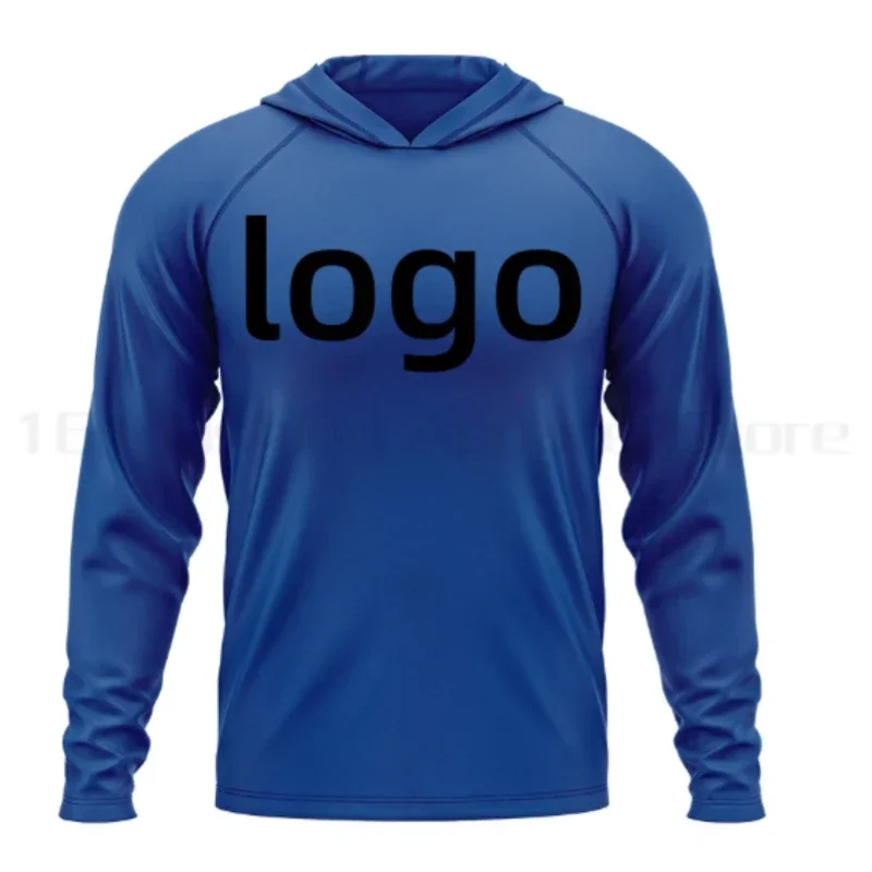 Personalized Pattern Design Men Hooded Fishing Clothing Fishing T Shirt UV Protective Apparel