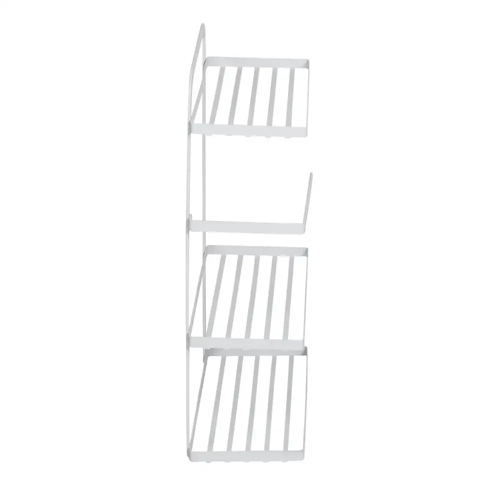 Over-the-Door 3-Tier Spice Rack with Paper Towel Holder Kitchen Organizer Storage and Organization Wall-Mounted or Cabinet Door