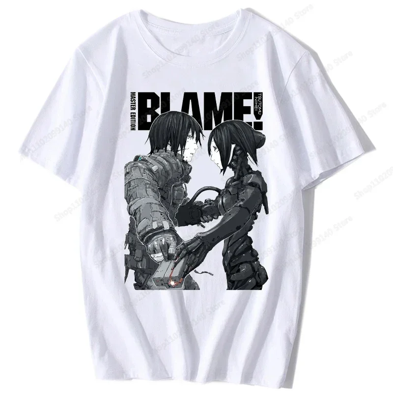 Anime Giapponese Manga Share Zuru T Shirt Uomo Manica Corta Streetwear T-Shirt Sidonia Heavy Industries Tee Nihei Tsutomu Tops