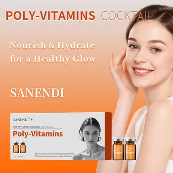 Cocktail Skinbooster Serum for Facial Ampoule Dermapen Hydrating Hyaluronic Acid Anti Aging Pigment Skincare Set 7ml*5Vials 1