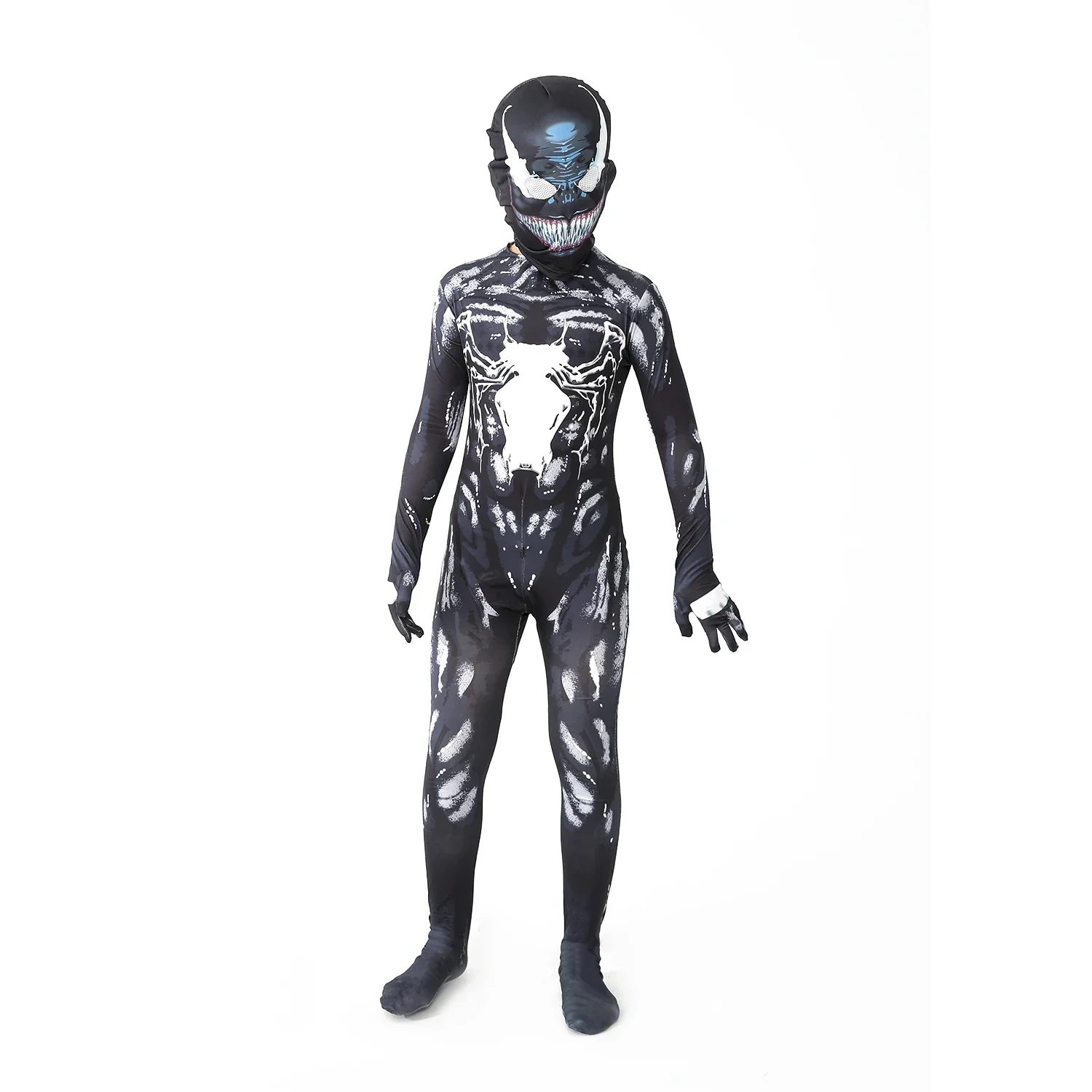 12 Kids Style Superhero Spiderman/Black Panther/Venom Halloween Party Christmas Cosplay Spiderman Costume Children Gifts