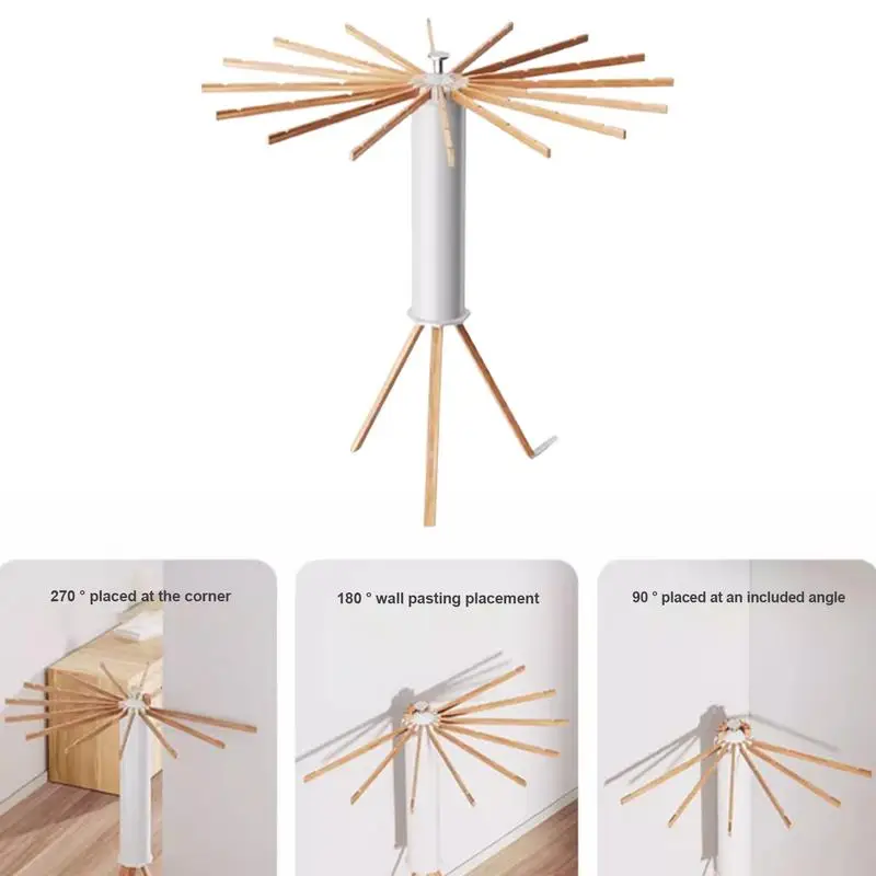 

Collapsible Tripod Drying Rack Foldable Stable Wooden Tripod Drying RackFoldable Standing Laundry Racks for Drying Clothes