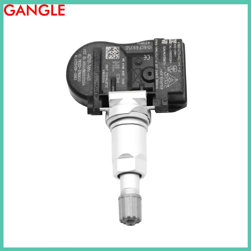 2018 2019 2020 2021 2022 ȥ  TPMS 433MHz ť Ÿ̾ з , TPMS  42753-T6N-A01 42753-TG7-A51