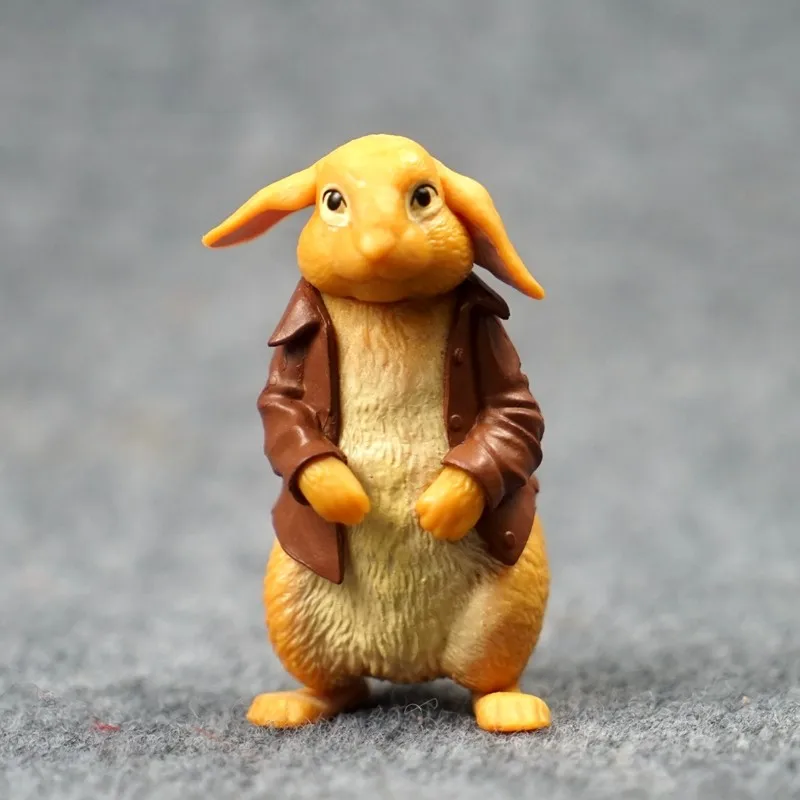 Cartoon small rabbit ornaments  pastoral bunny decoration exquisite tabletop model