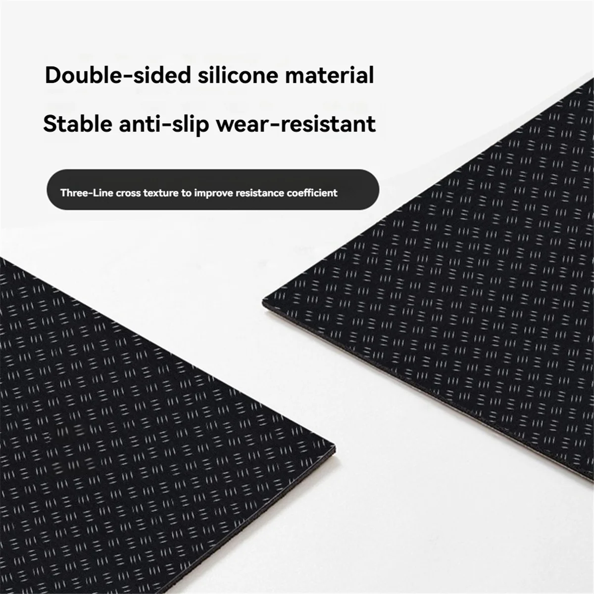 BAAU Treadmill Mat for Hardwood Floors,Mat for Home Gym Flooring, Walking Pad Exercise Bike Equipment Mat 43x60x0.3cm