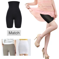 Power Shorts taille haute pour femmes, culotte de contrôle légère en mélange de coton, vêtements floraux et Ultra-respirants 6