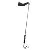 48.5cm Six Beads Handle Silicone Tassels Top Long Straight Whip Riding Crop Flogger Paddle Slapper Horse Training Dressage Whips 3