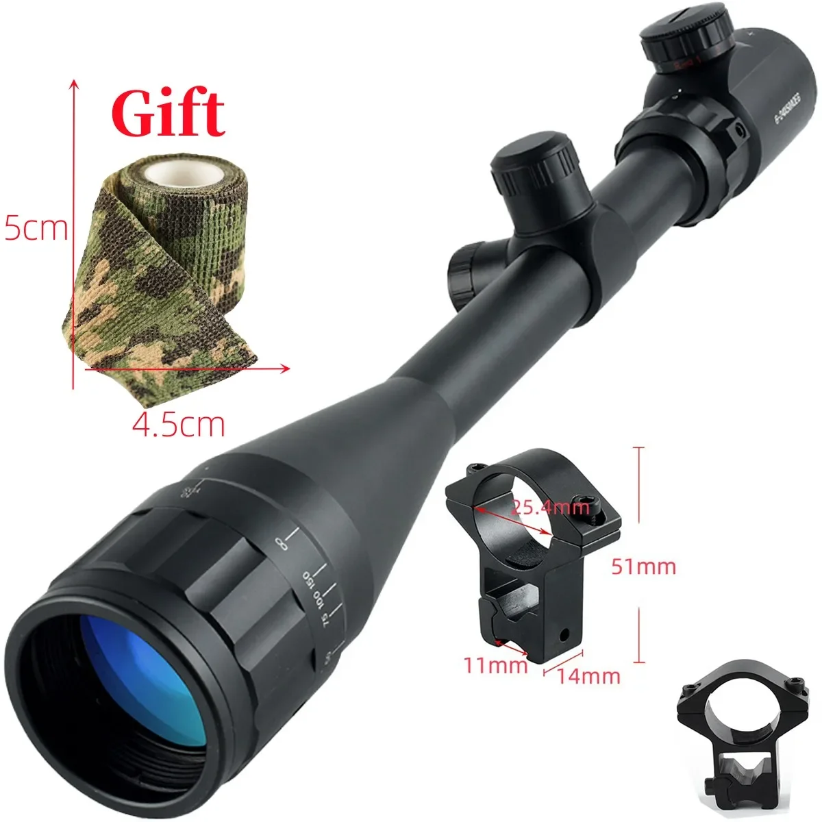 Only 6-24x50--11MM