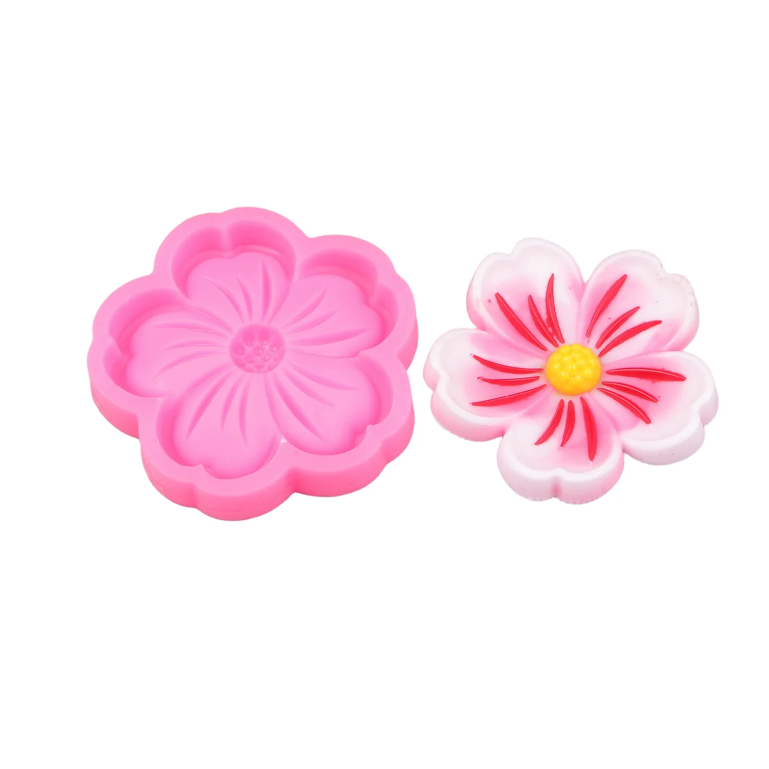 Silicone Floral Molds for Baking, Chocolate, and Sugarcraft Art